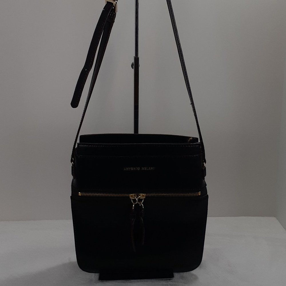 Antonio Melani Genuine Leather Crossbody Bag